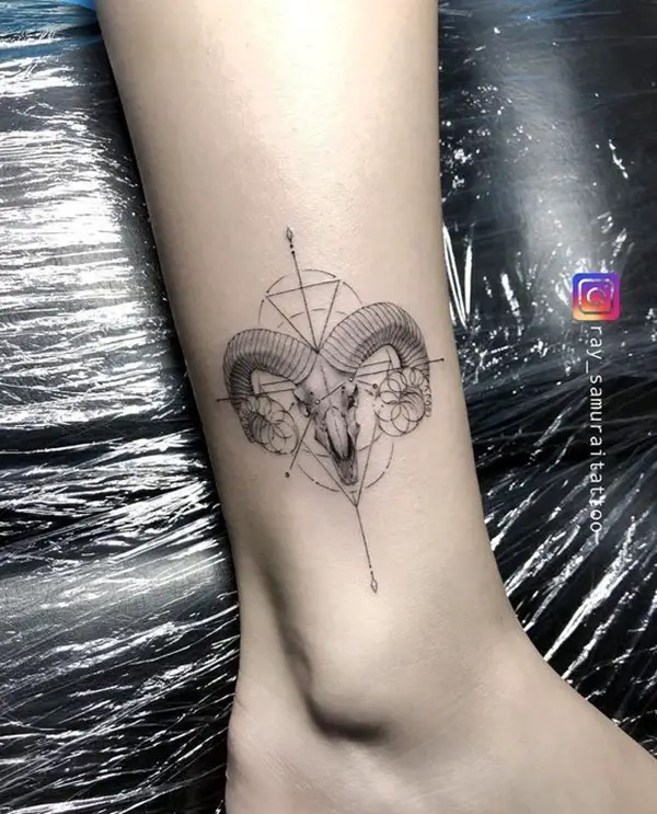 Thats Fire 60 Aries Tattoo Designs To Make You Luckier  InkMatch