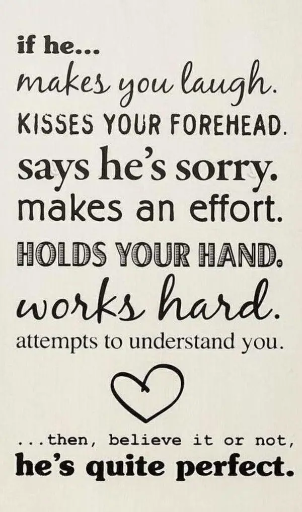 Nice sweet quotes for him