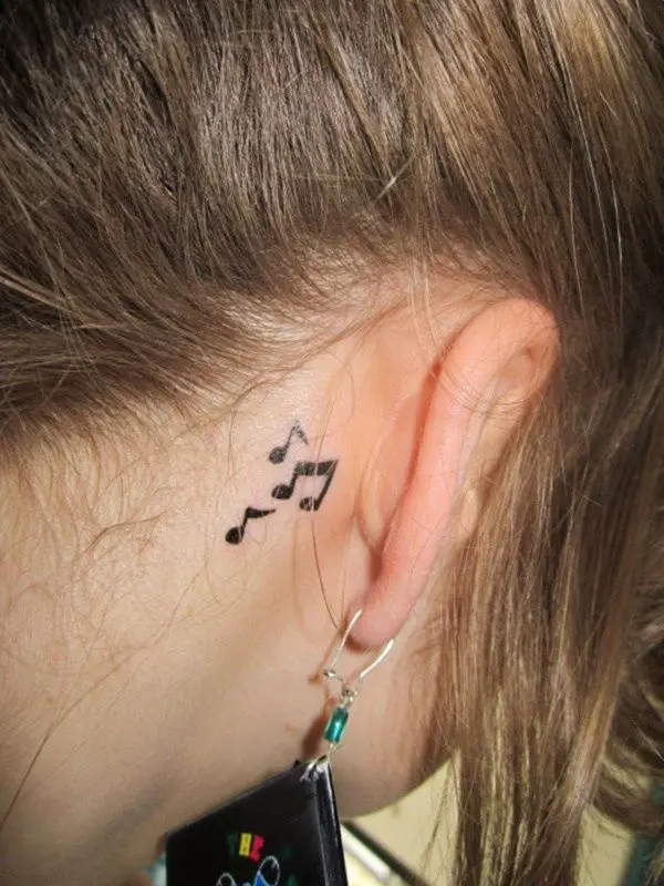 55 Incredible Ear Tattoos  Art and Design