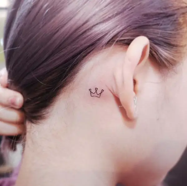 40 Meaningful But Cute Behind The Ear Tattoo Designs - Greenorc