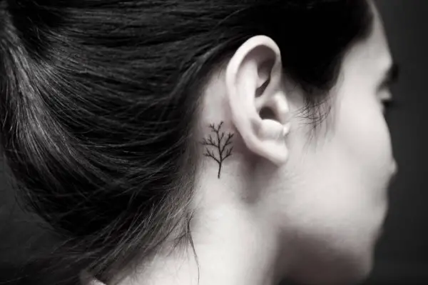 24 Behind Ear Tattoo Designs