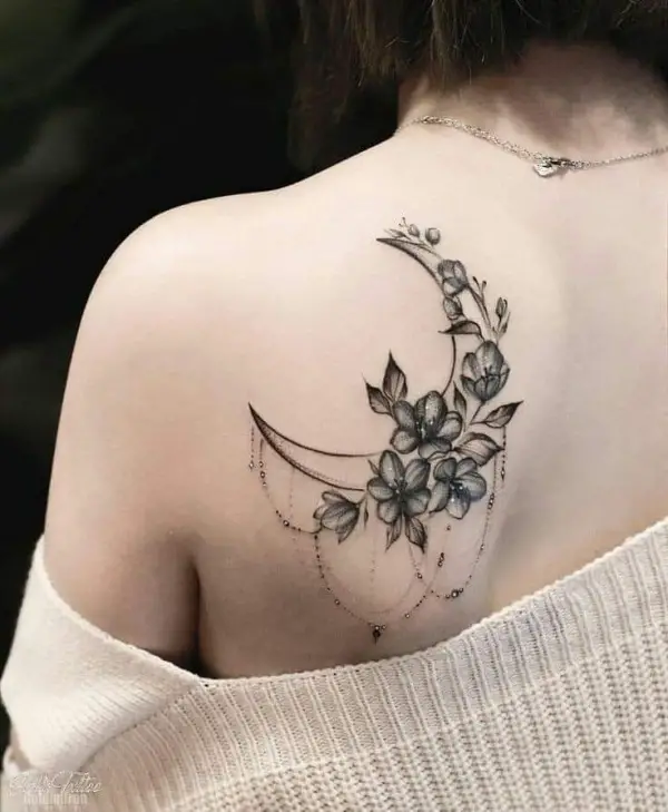 Adorable Moon Tattoo Designs And Ideas