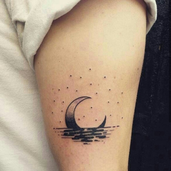 Adorable Moon Tattoo Designs And Ideas