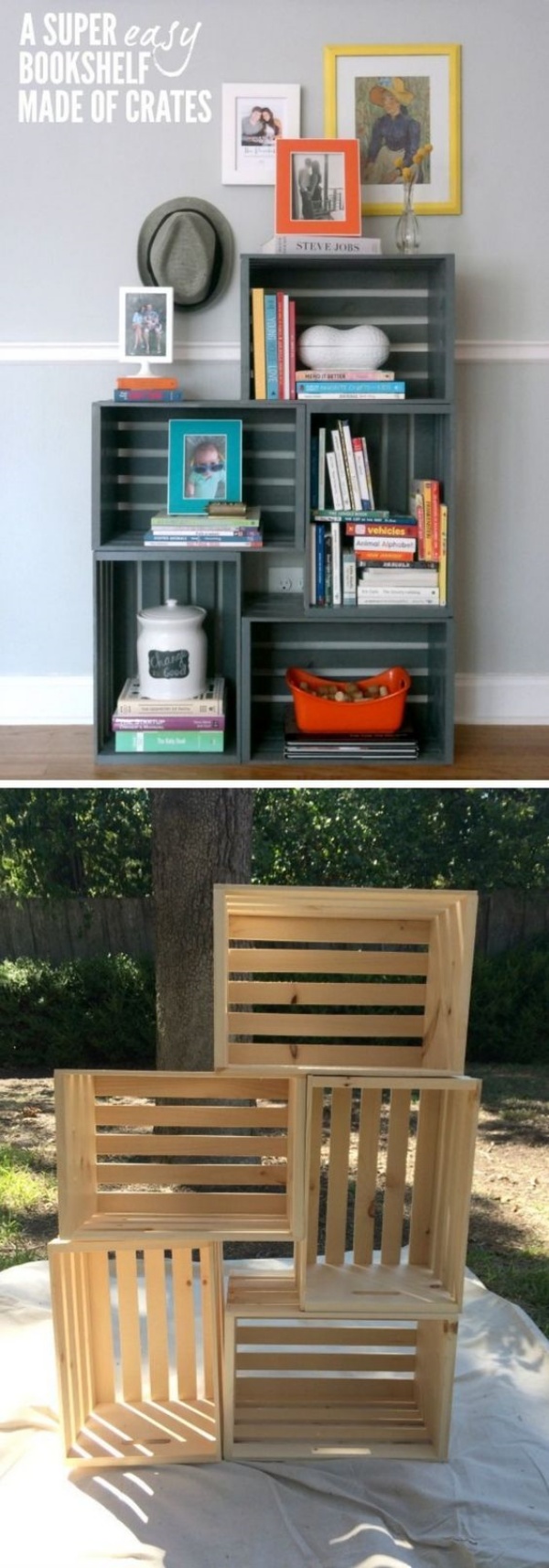 Easy DIY Bookshelf Ideas For Bookworms