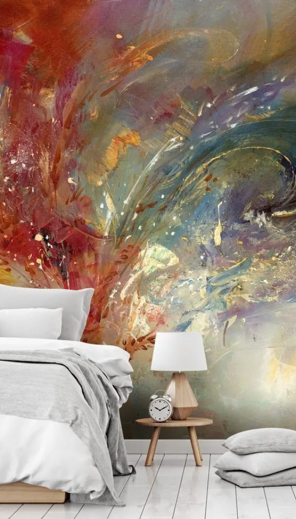 Unique Wall Paint Designs For Bedroom