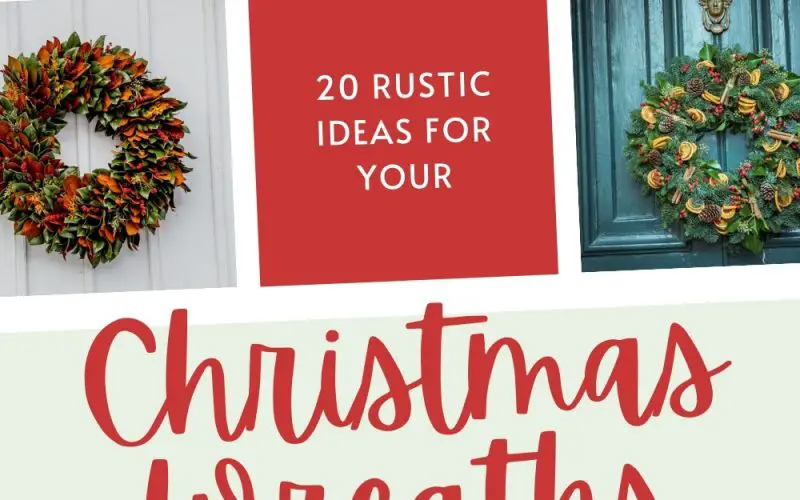 20 Rustic Christmas Wreaths