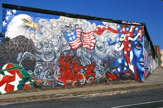 Lady Pink's tribute to 9/11 attacks through street art