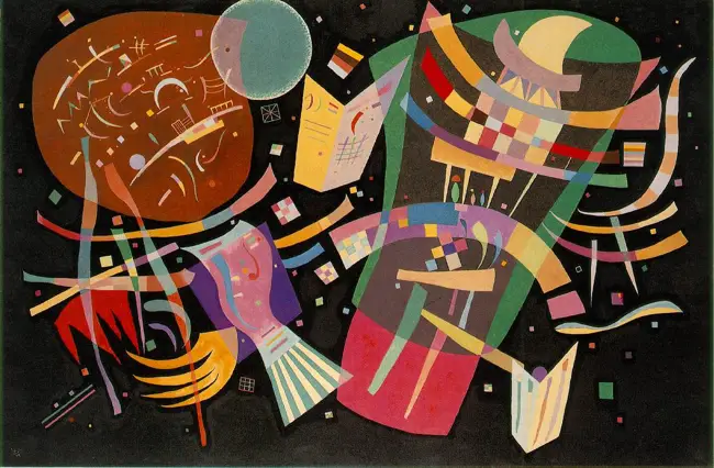 Composition X, one of the top artworks and abstract paintings by Wassily Kandinsky.